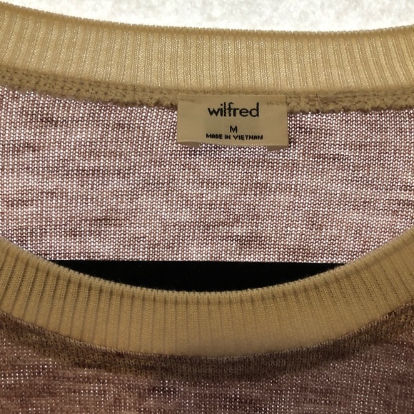 Wilfred crewneck long sleeve sweater size Medium berri aritzia - Picture 8 of 10